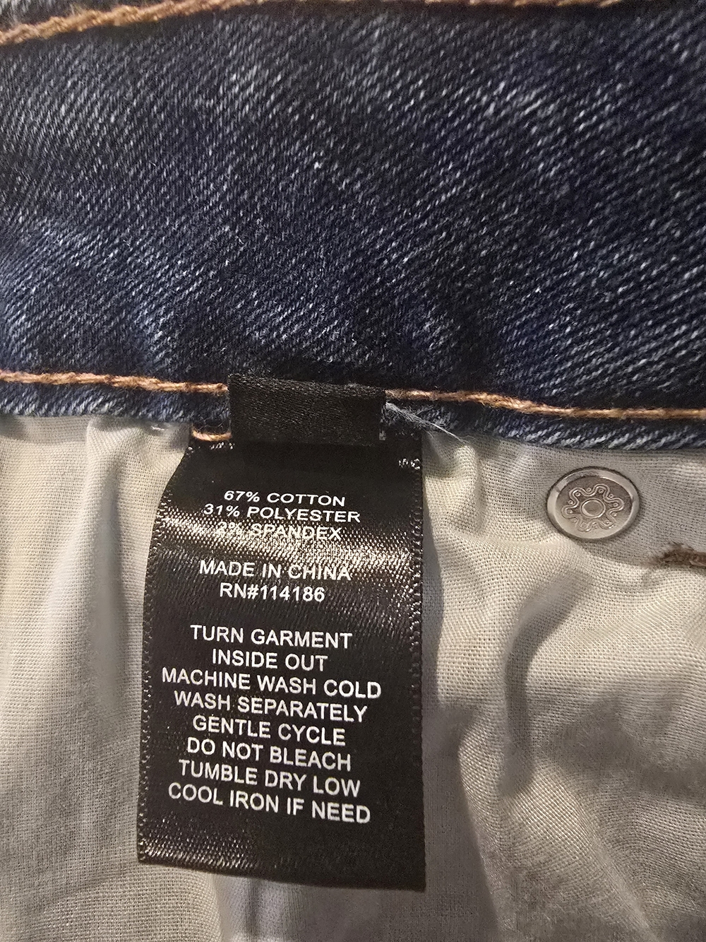 Frye Slim High-Rise Skinny Jeans in Blue Wash 34x29 - Picture 6 of 8
